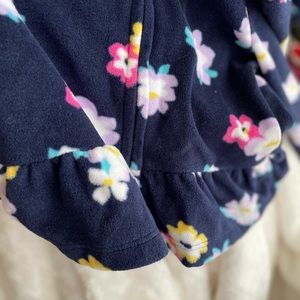 Child of Mine by Carter’s Fleece Zip-up Hooded jacket 6/9M